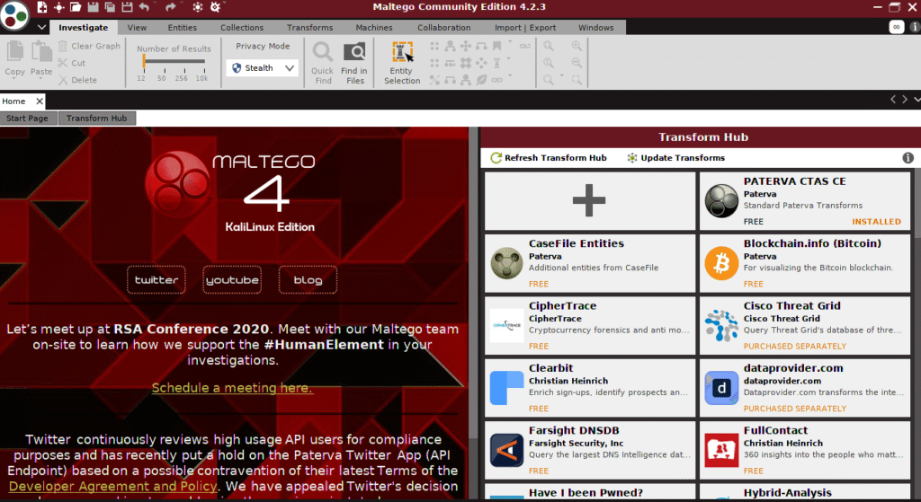 Maltego sur Unix : un outil puissant pour l’investigation et l’analyse des données
