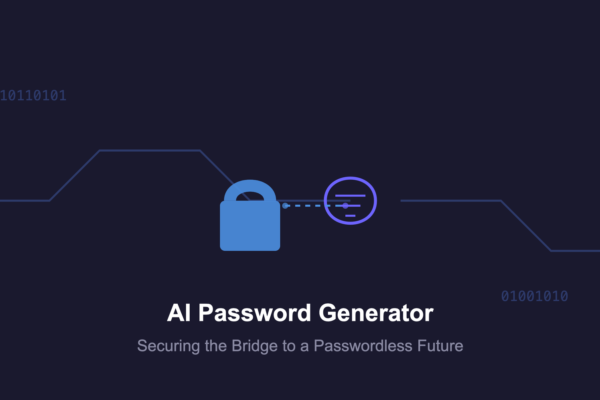 Illustration d’un générateur de mots de passe sécurisé en Python avec du code source et des symboles de sécurité