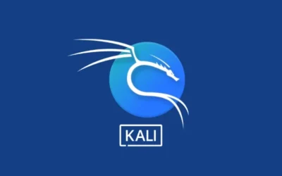 Interface de Kali Linux lancée sur VMware, montrant la machine virtuelle prête pour les tests de pénétration et le hacking éthique.